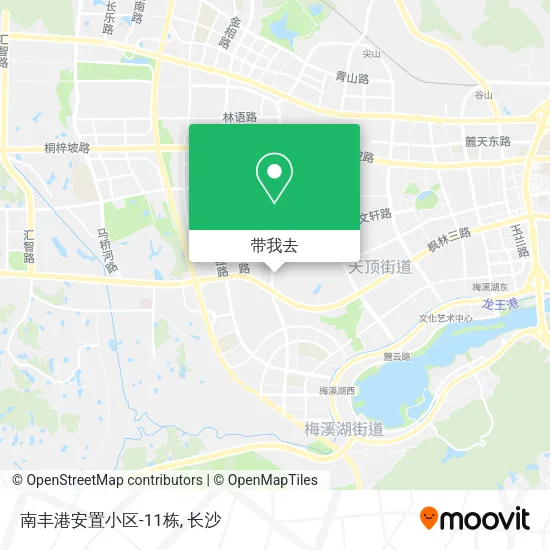 南丰港安置小区-11栋地图