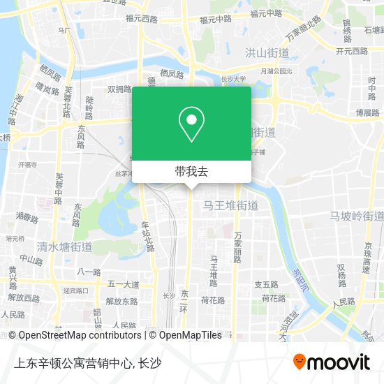 上东辛顿公寓营销中心地图