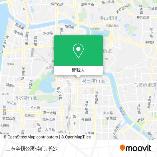 上东辛顿公寓-南门地图