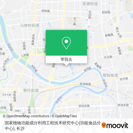 国家植物功能成分利用工程技术研究中心(功能食品分中心)地图