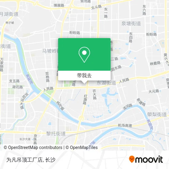 为凡吊顶工厂店地图