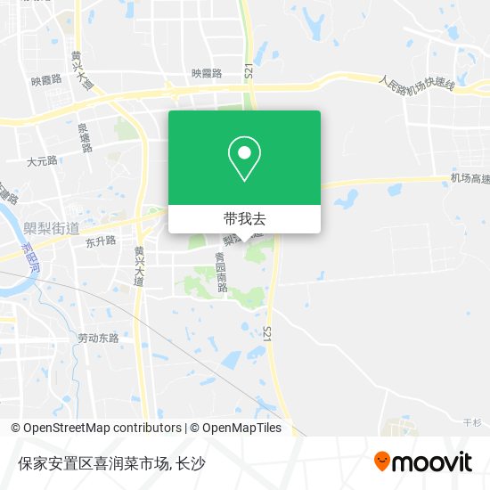 保家安置区喜润菜市场地图