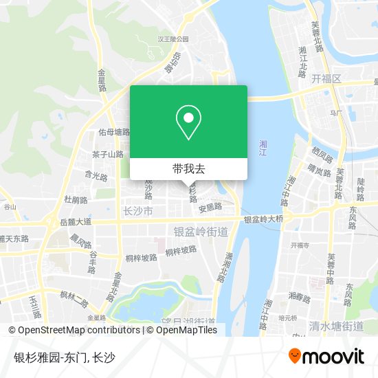 银杉雅园-东门地图