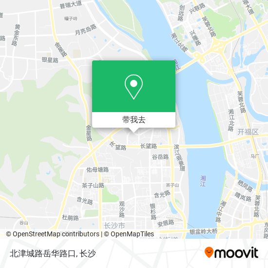 北津城路岳华路口地图