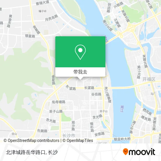 北津城路岳华路口地图