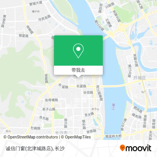 诚信门窗(北津城路店)地图