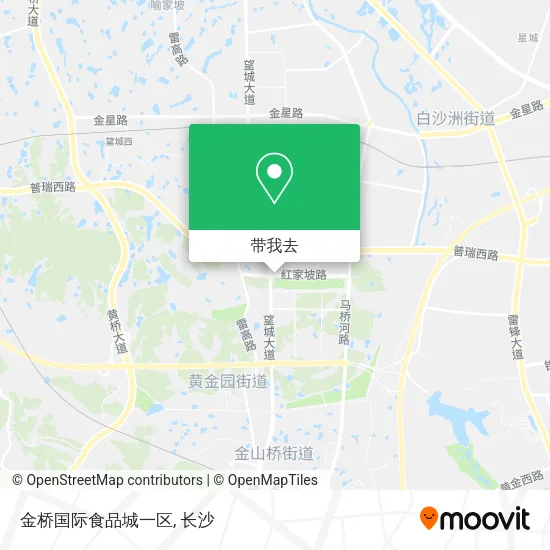 金桥国际食品城一区地图