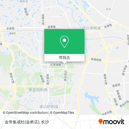 金帝集成灶(金桥店)地图