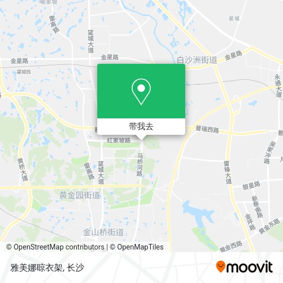 雅美娜晾衣架地图