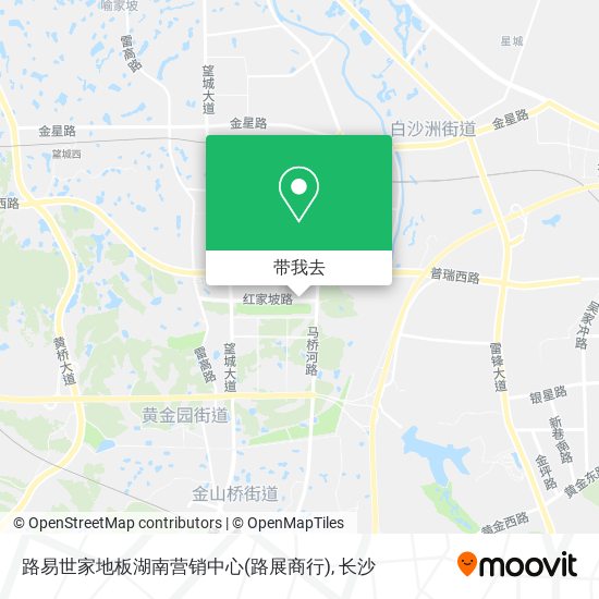 路易世家地板湖南营销中心(路展商行)地图