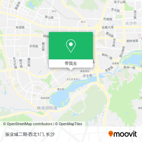 振业城二期-西北1门地图