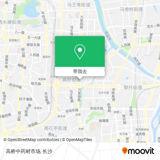 高桥中药材市场地图