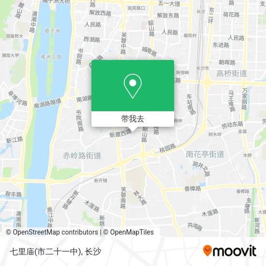 七里庙(市二十一中)地图