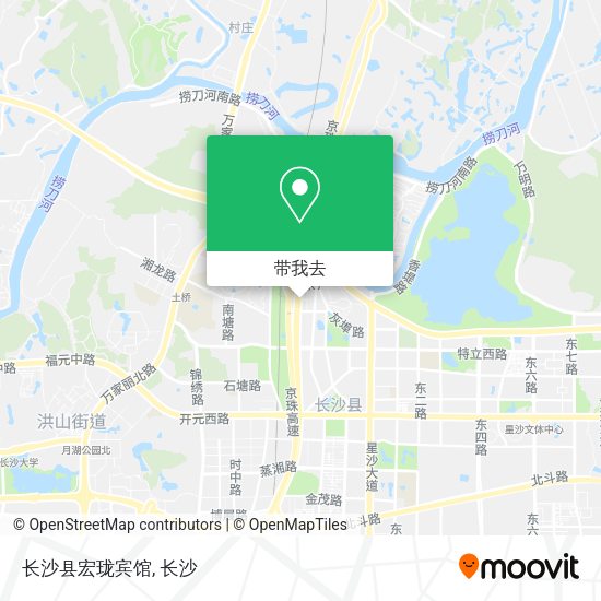 长沙县宏珑宾馆地图