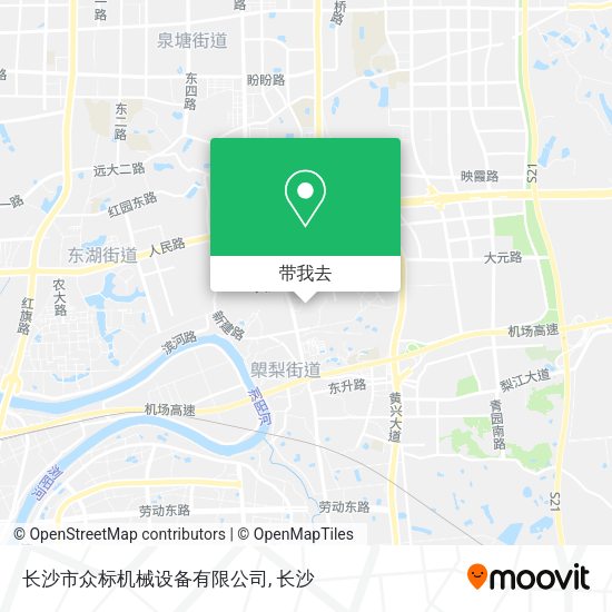 长沙市众标机械设备有限公司地图