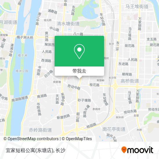 宜家短租公寓(东塘店)地图