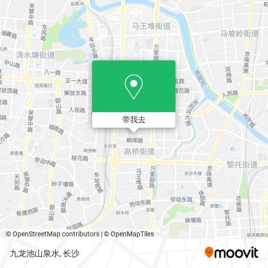 九龙池山泉水地图