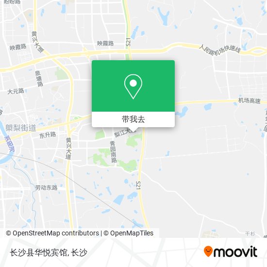 长沙县华悦宾馆地图