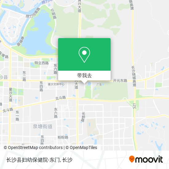 长沙县妇幼保健院-东门地图