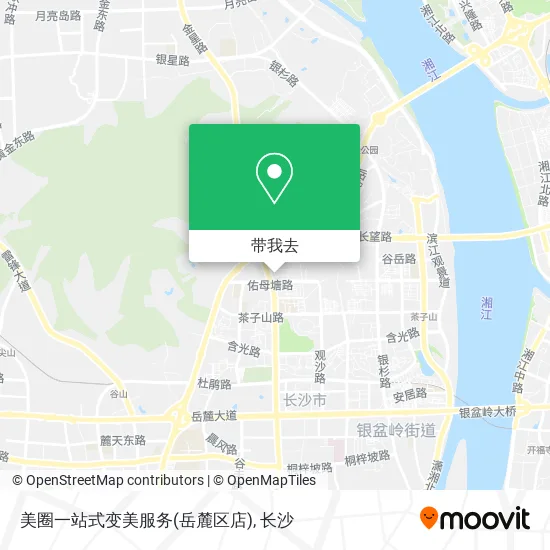 美圈一站式变美服务(岳麓区店)地图