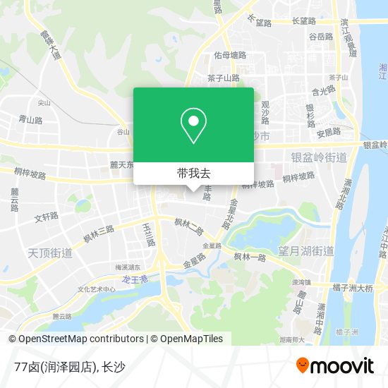 77卤(润泽园店)地图