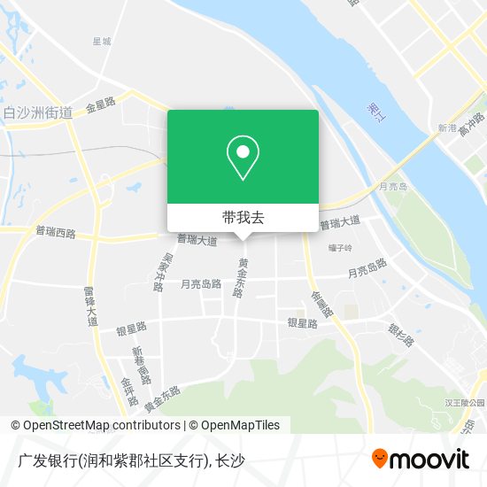 广发银行(润和紫郡社区支行)地图