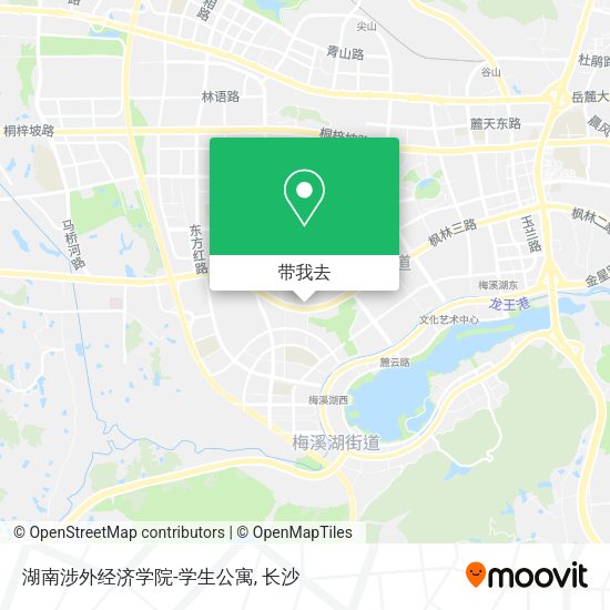 湖南涉外经济学院-学生公寓地图