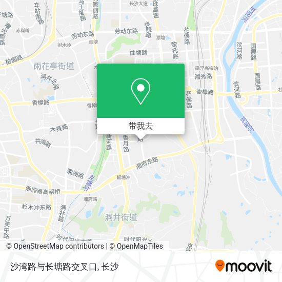 沙湾路与长塘路交叉口地图