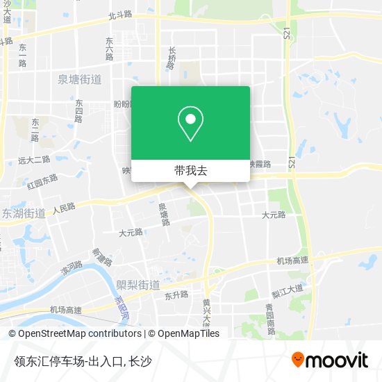 领东汇停车场-出入口地图