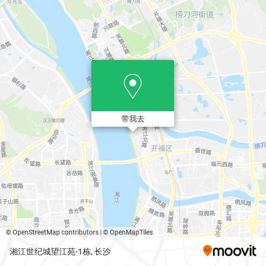 湘江世纪城望江苑-1栋地图
