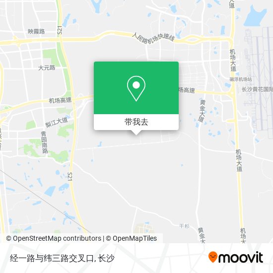 经一路与纬三路交叉口地图