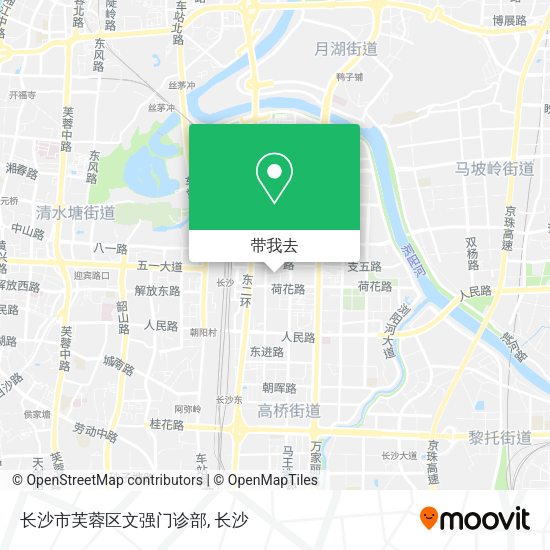 长沙市芙蓉区文强门诊部地图