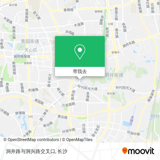洞井路与洞兴路交叉口地图