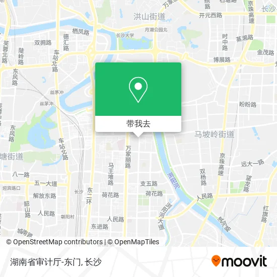 湖南省审计厅-东门地图