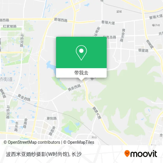 波西米亚婚纱摄影(W时尚馆)地图