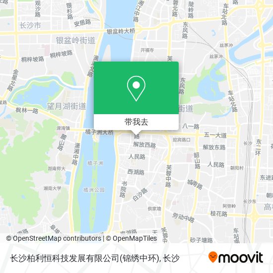 长沙柏利恒科技发展有限公司(锦绣中环)地图