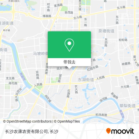 长沙农康农资有限公司地图