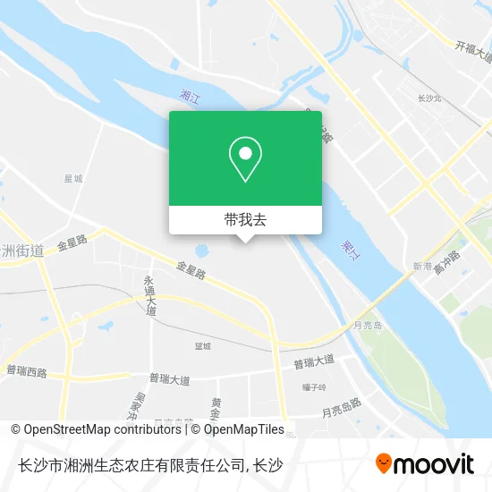 长沙市湘洲生态农庄有限责任公司地图
