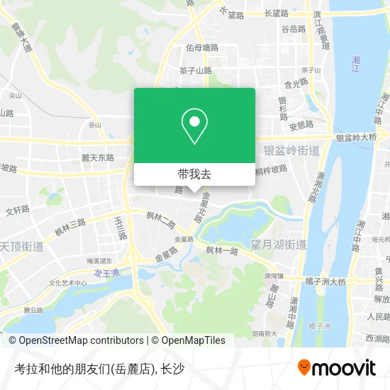考拉和他的朋友们(岳麓店)地图