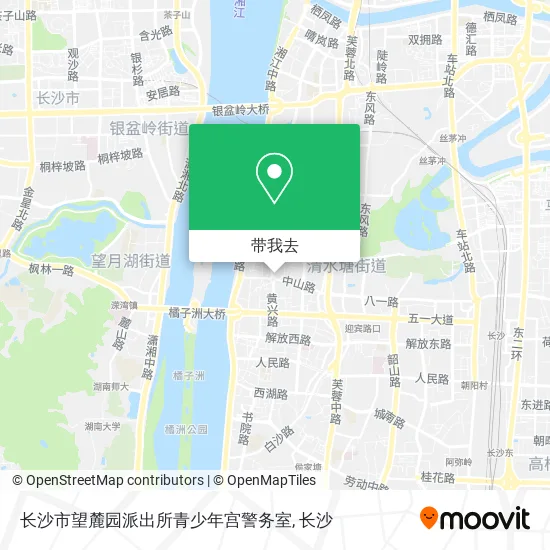 长沙市望麓园派出所青少年宫警务室地图