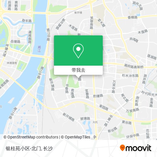 银桂苑小区-北门地图