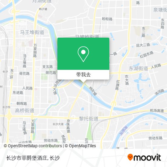 长沙市菲爵堡酒庄地图