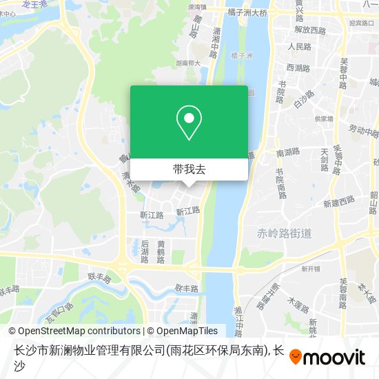 长沙市新澜物业管理有限公司(雨花区环保局东南)地图