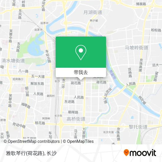 雅歌琴行(荷花路)地图