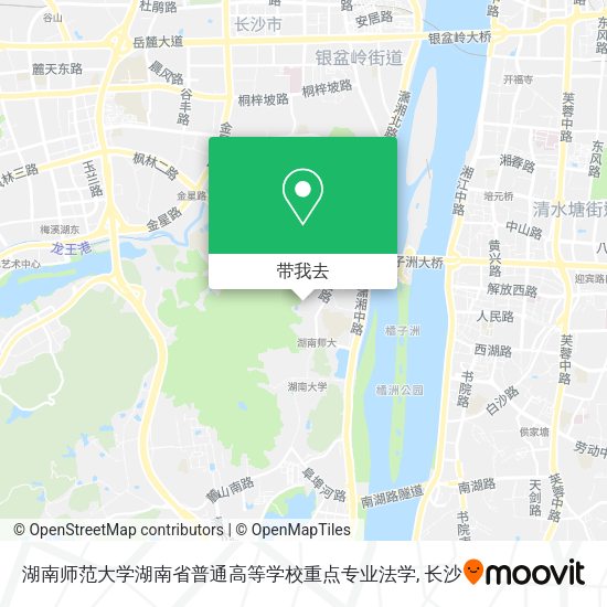 湖南师范大学湖南省普通高等学校重点专业法学地图