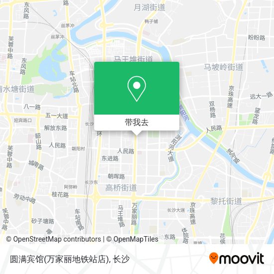 圆满宾馆(万家丽地铁站店)地图