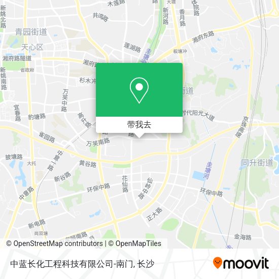 中蓝长化工程科技有限公司-南门地图