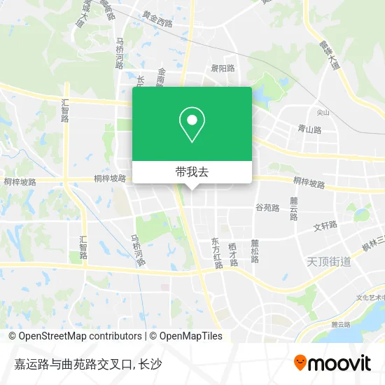 嘉运路与曲苑路交叉口地图