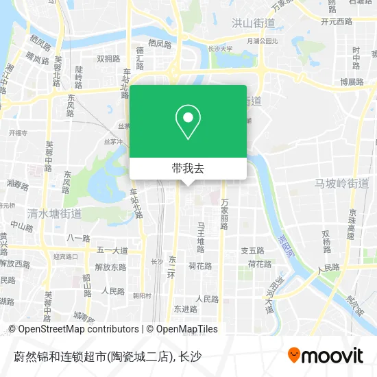 蔚然锦和连锁超市(陶瓷城二店)地图