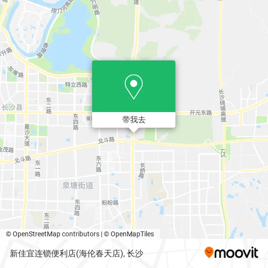 新佳宜连锁便利店(海伦春天店)地图